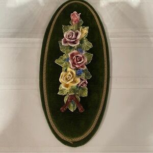 Vintage Capodimonte Wall Trestle Italy